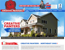 Tablet Screenshot of creativepainters.net